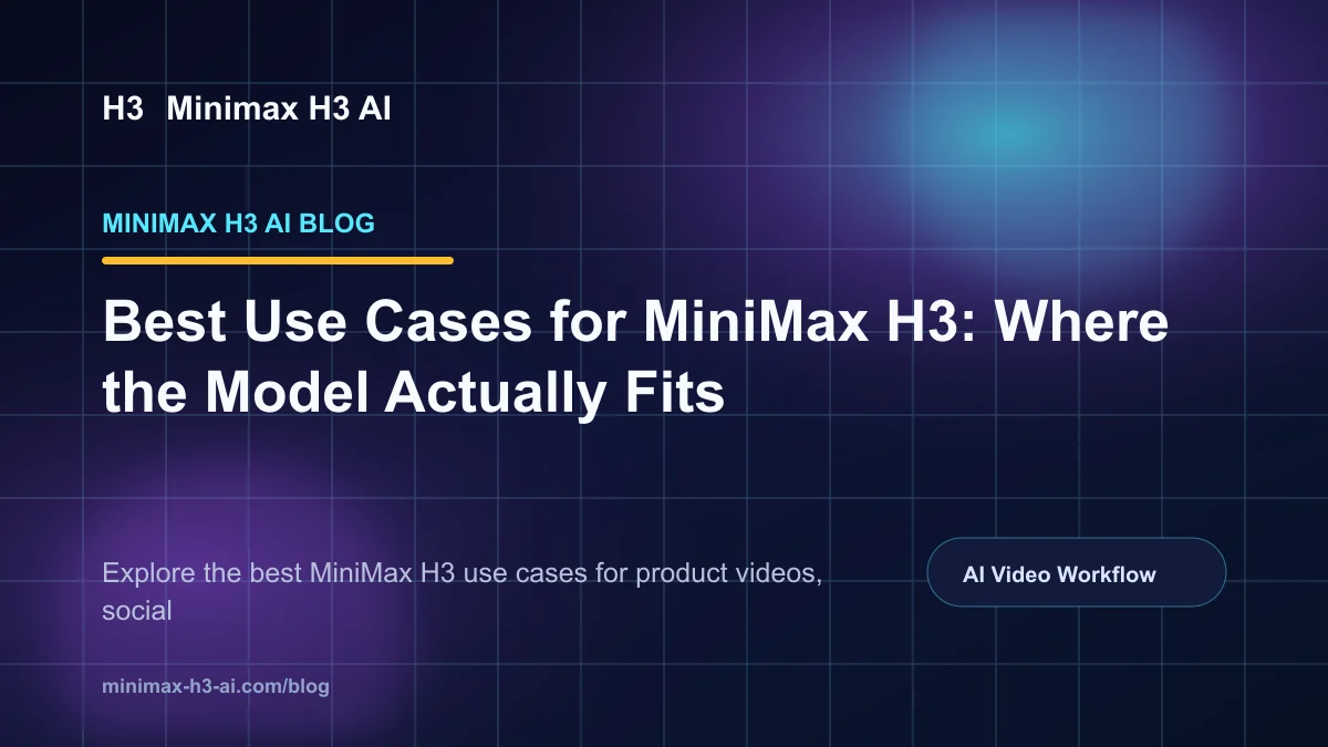 Hotel Lobby AI Blog: Best Use Cases for MiniMax H3: Where the Model Actually Fits