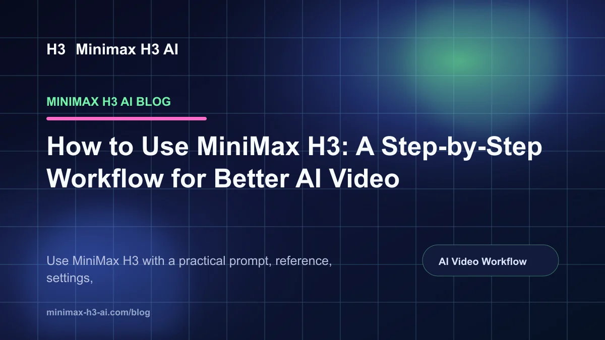 Hotel Lobby AI Blog: How to Use MiniMax H3: A Step-by-Step Workflow for Better AI Video
