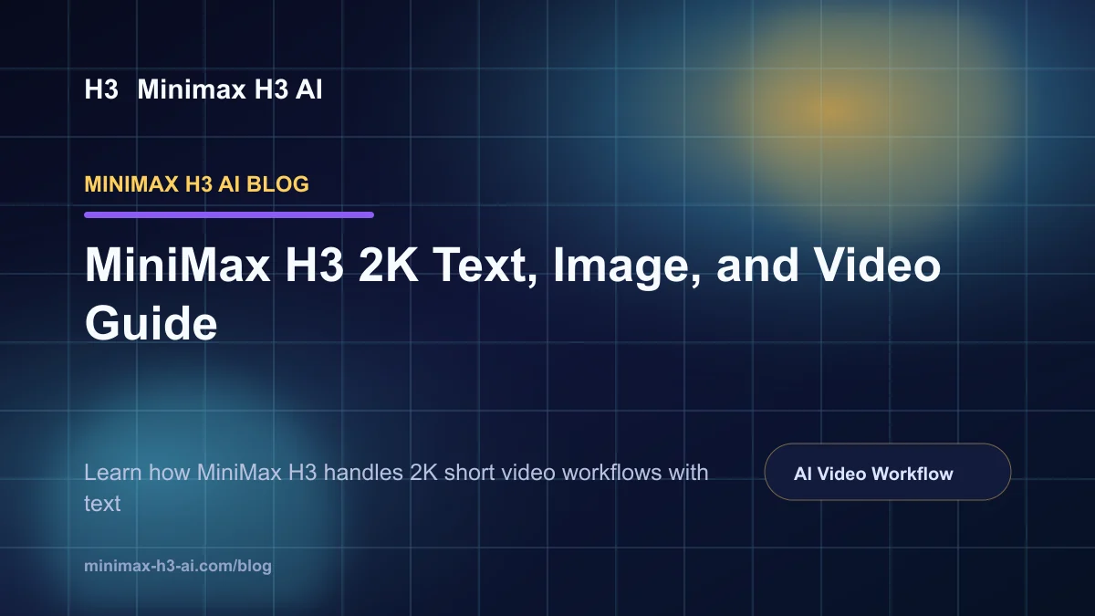 Hotel Lobby AI Blog: MiniMax H3 2K Text, Image, and Video Guide