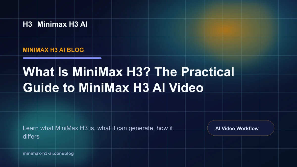 Hotel Lobby AI Blog: What Is MiniMax H3? The Practical Guide to MiniMax H3 AI Video