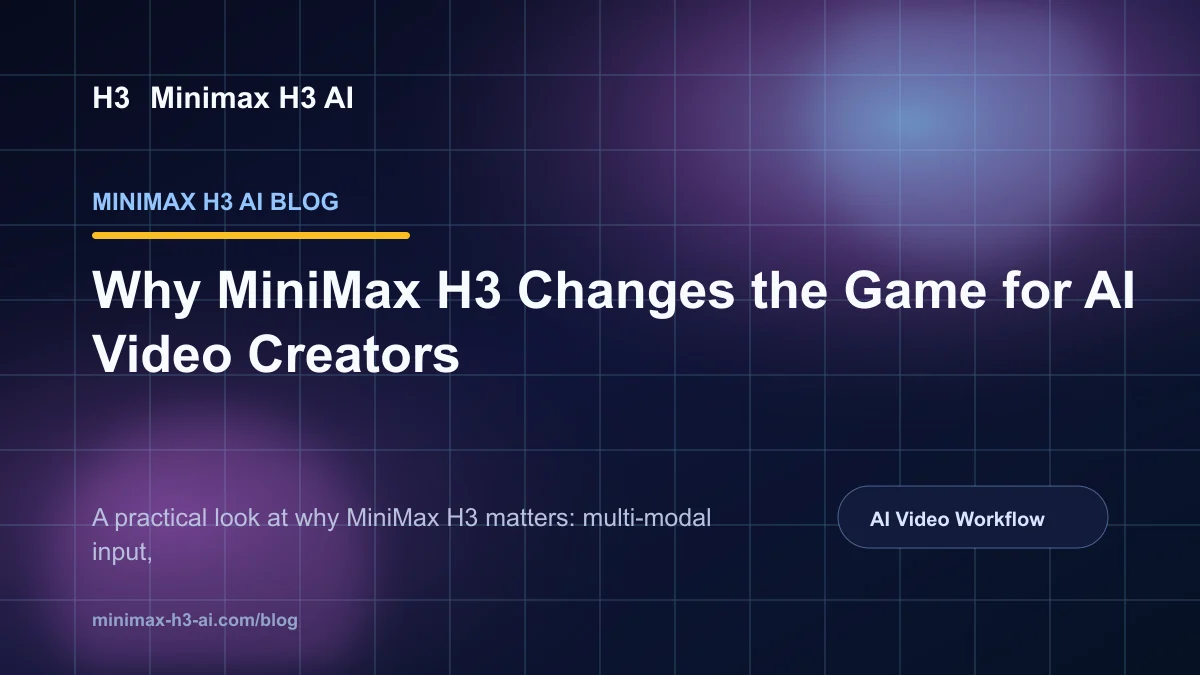 Hotel Lobby AI Blog: Why MiniMax H3 Changes the Game for AI Video Creators